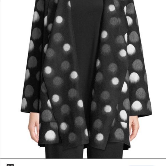 Sold out Neiman Marcus Caroline Rose “On The Dot” topper new w/tags size large - Picture 3 of 7